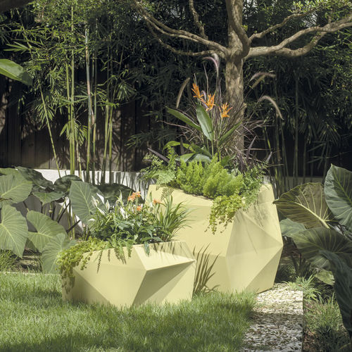 Kunststoff-Pflanzkübel - ORIGAMI - CRESCENT garden - modern / für Außenbereich