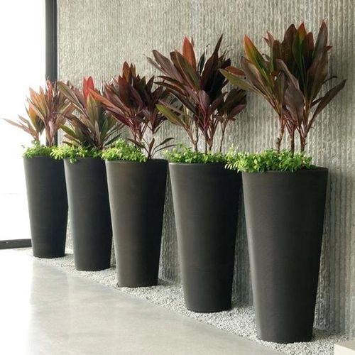 Kunststoff-Pflanzgefäß - BLEEKER - CRESCENT garden - rund / konisch / vertikal