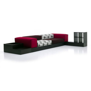 Modulsofa - POLP 1 - BBB Italia - modern / Stoff / Leder