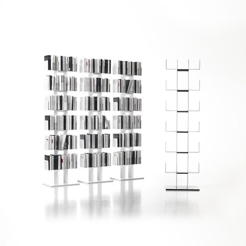 Modul-Bücherregal - B.BLOS - BBB Italia - modern / Stahlblech