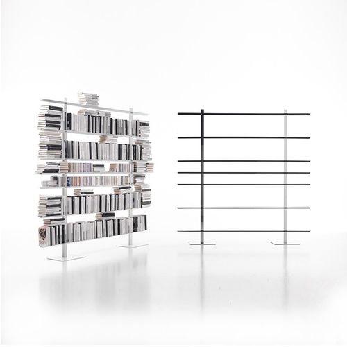 Modernes Bücherregal - B.BLIOTEK - BBB Italia - Stahl / Stahlblech