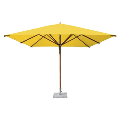 Edelstahl-Sonnenschirm - 3.4M S-L - Bambrella - Bambus / windfest / für Gewerbegebrauch
