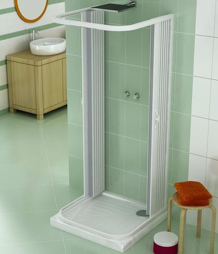 Schiebe-Stapel-Duschwand - LUX : SATURNIA  - PINTO