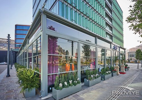 Aluminiumfenster - GUILLOTINE SYSTEME - SARL ELEGANCE STORES - Fall / mit Doppelverglasung / elektrisch