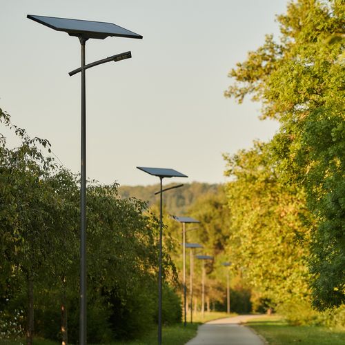 Straßenlaterne - SMARTLIGHT 5.1 - Fonroche Lighting - modern / galvanisiertem Stahl / LED