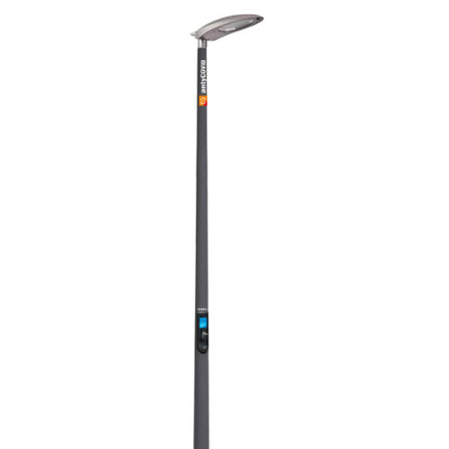 Lichtmast - ANTICOVID - Alumast - Verbundwerkstoff / mit Internetverbindung / smart