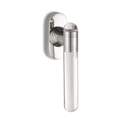 Fenstergriff - DROP - Ento - Messing / Glas / modern