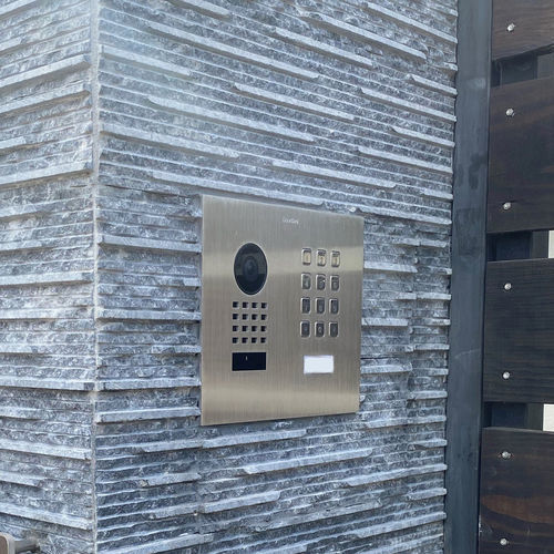 Unterputz-Türstation - D1101KH Modern - DoorBird - gebürsteter Edelstahl / Wohnbereich / für professionellen Gebrauch