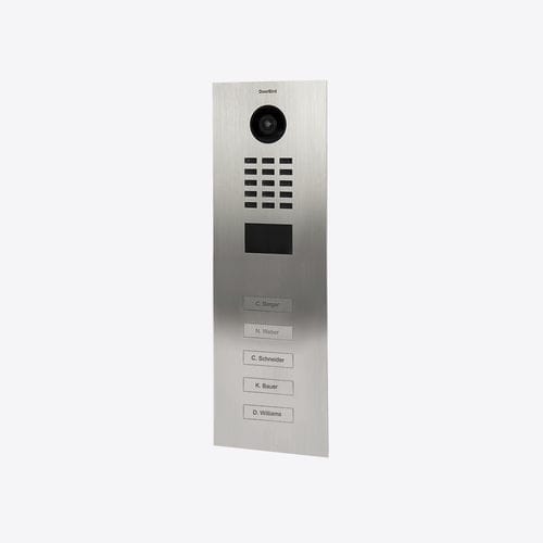 Türstation / gebürsteter Edelstahl - D2105V  - DoorBird - Wohnbereich / wandmontiert / Unterputz
