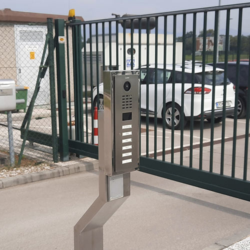 Türstation / gebürsteter Edelstahl - D2106V - DoorBird - Wohnbereich / Unterputz / Aufputz