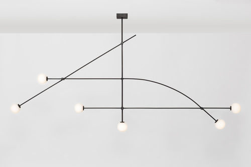 Moderner Kronleuchter - TEMPO - ATELIER DE TROUPE - Glas / Messing / LED