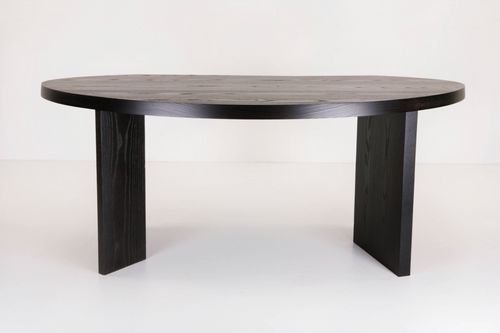 Moderner Schreibtisch - CHENE - ATELIER DE TROUPE - Eiche / Esche / mit Gestell aus Paneelen