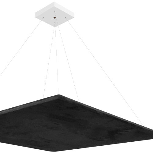 Stoff-Akustikbaffel - AZORES DOUBLE SQR - CLOUD - artnovion - hängend / rechteckig / Dekor
