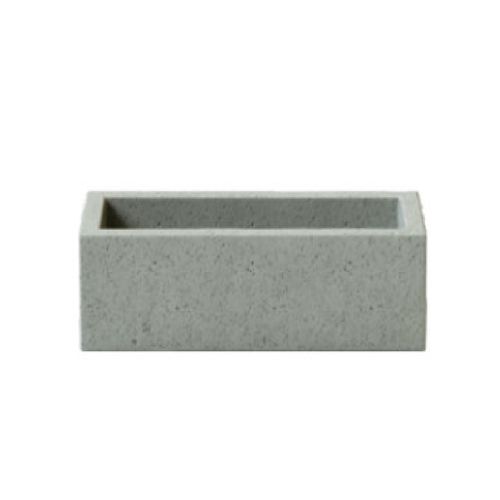 Beton-Pflanzkübel - FLOWERPOT PICCOLO - Slabb - Architectural Concrete - rechteckig / modern / für Gewerbegebrauch