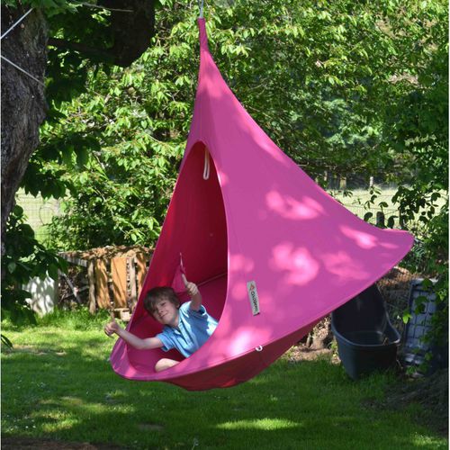 Rundes Sofa - DOUBLE - cacoon - modern / für Außenbereich / Stoff