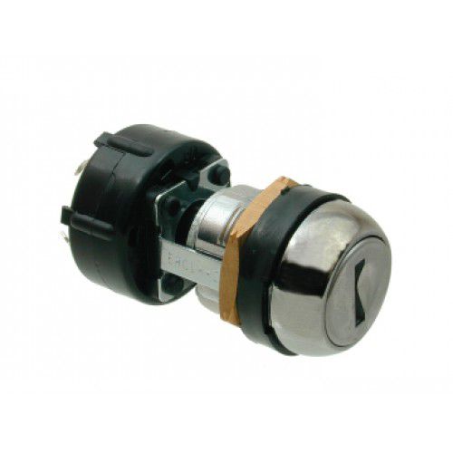 Schalter für Hausautomationssystem - 3727 - EURO-LOCKS - mit Schlüssel / Aufputz / Chrom