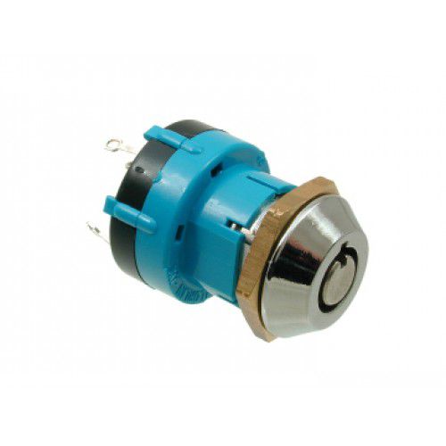 Schalter für Hausautomationssystem - 4951 - EURO-LOCKS - mit Schlüssel / Aufputz / Chrom