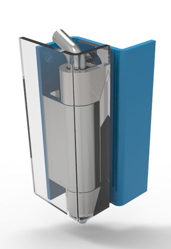 Türscharnier - Z100 - EURO-LOCKS - für Möbel / Stahl / für Gewerbegebrauch