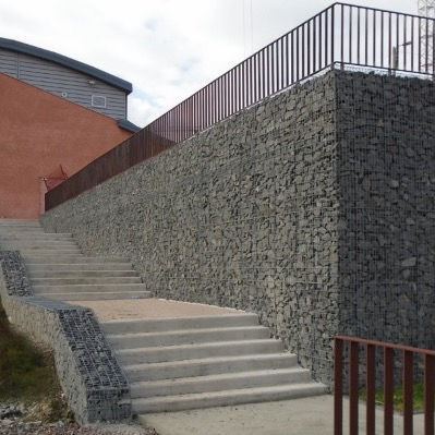 Modularer Gabione - ROCK AFIWALL®  - Afitexinov - für Drainage / Schutz / verstärkend