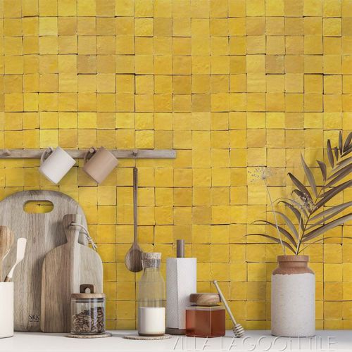 Ton-Mosaikfliese - GOLDENROD - Villa Lagoon Tile - matt / für den Innenraum / für Badezimmer