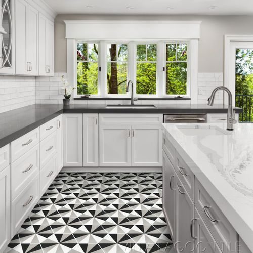 Sechseckige Fliese / Zement - DO-SI-DO SENCILLO  - Villa Lagoon Tile - für den Innenraum / für Küche / Wand