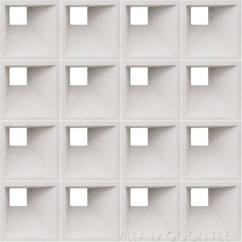 Hohler Betonstein - AKUTAN  - Villa Lagoon Tile - Dekor / für Fassaden / für Umzäunungen