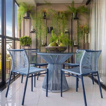 Moderner Stuhl - Bali - Tidelli - für Garten / für Terrasse / Aluminium