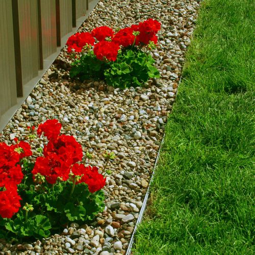 Randstein für Garten - PERMASTRIP - Permaloc - Aluminium / L-förmig