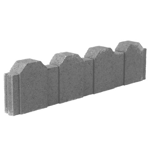Randstein für Garten 24IN STRAIGHT PICKET PAVESTONE Beton / Stein
