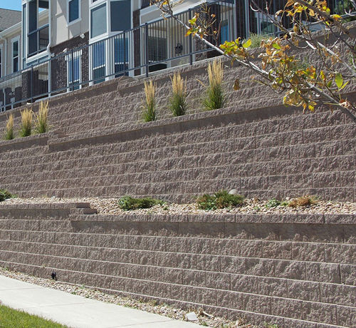 Hohler Betonstein - KEYSTONE COMPAC - PAVESTONE - für Stützmauer / schachtelbar / Steinoptik