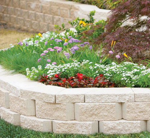 Massiv-Betonstein - LEGACY STONE DECO - PAVESTONE - für Gartenzäune / für Stützmauer / Steinoptik