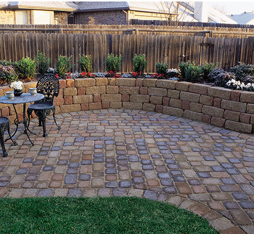 Massiv-Betonstein - MERITA STONE - PAVESTONE - für Gartenzäune / für Stützmauer / Steinoptik