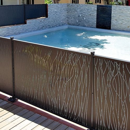 Schutzabsperrung - SKADAN - KSM PRODUCTION - feststehend / Aluminium / für Pool