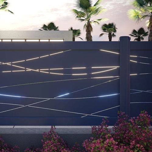 Plattenzaun - CEPAGE - KSM PRODUCTION - Garten / Aluminium / modern