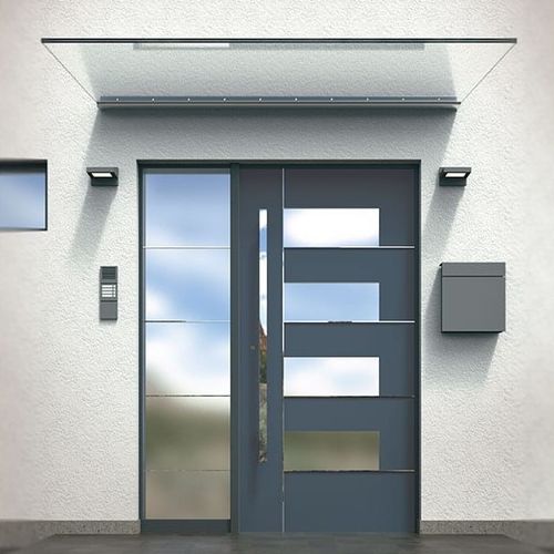 Vordach für Tür - KSM PRODUCTION - für Fenster / Aluminium / Glas