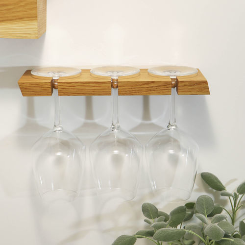 Wandhalterung / Für Gläser - W • oblique - 3S design - Holz