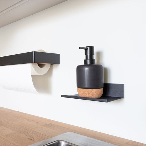 Wandmontiertes Regal - C15 • basic - 3S design - minimalistisch / pulverbeschichteter Stahl / für Büro