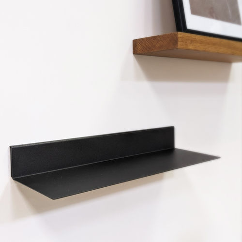 Wandmontiertes Regal - L30 • basic - 3S design - minimalistisches Design / pulverbeschichteter Stahl / für Büro