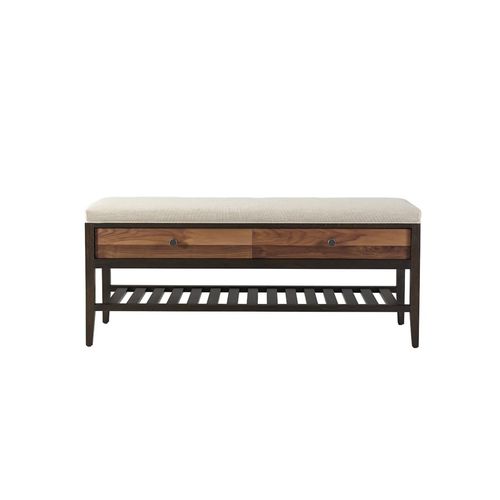 Moderner Bettbank - HAYDEN - West Furniture - Nussbaum