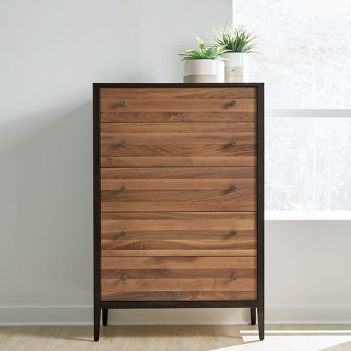 Moderner Chiffonnier - HAYDEN - West Furniture - Nussbaum