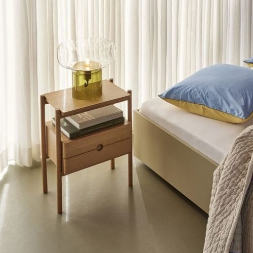 Nachttisch / skandinavischer Stil - Appeal - Hübsch A/S - Eiche / Holzfurnier / MDF