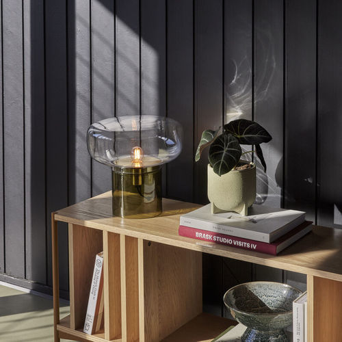Tischlampe - Crave - Hübsch A/S - geblasenes Glas / modern / mit Kabel