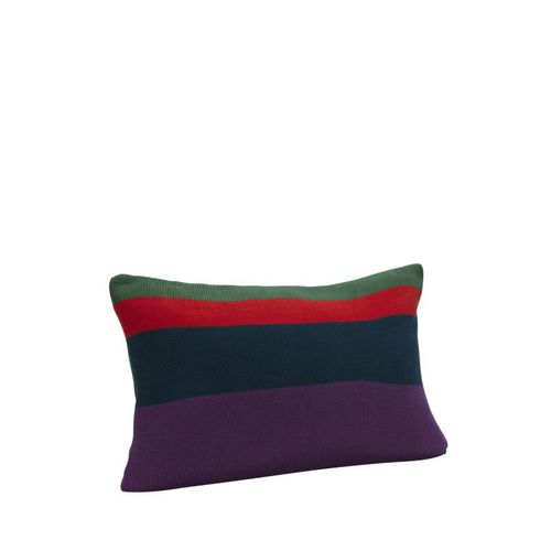 Kissen für Sofas - Line - Hübsch A/S - quadratisch / Streifenmuster / mehrfarbig