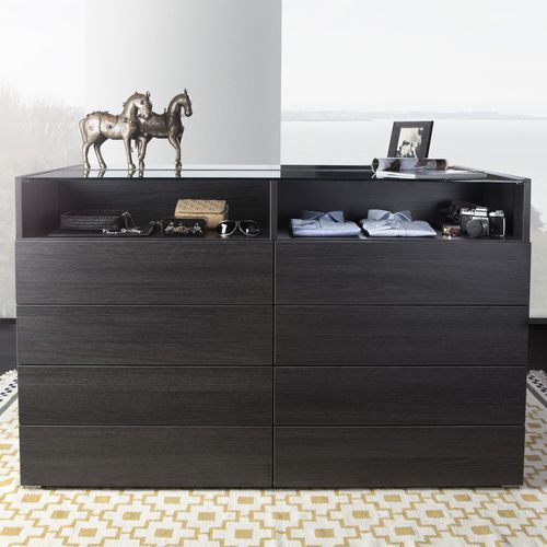 Moderne Kommode - DRESS-UP - Noteborn BV - lackiertes Holz / nicht angegeben / schwarz