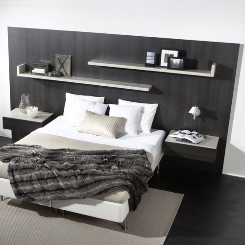 Kopfteil für Doppelbetten - Noteborn BV - modern / Holz