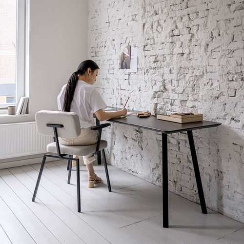 Bodenstehender Schreibtisch - Studio H&K B.V. - Stil / Eiche / HPL
