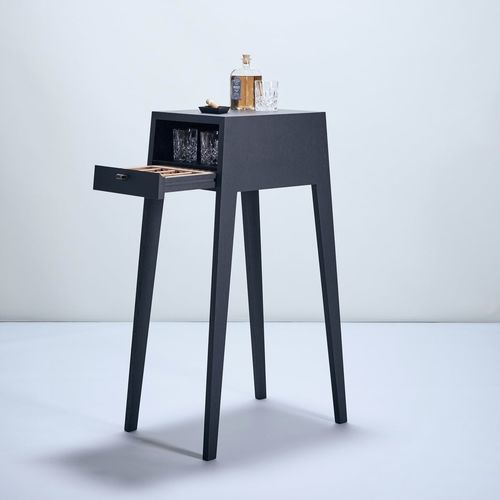 Moderner Blumentisch - Orwy 1070 - Siegelwerk Manufaktur - Holz / Gestell aus Holz / quadratisch