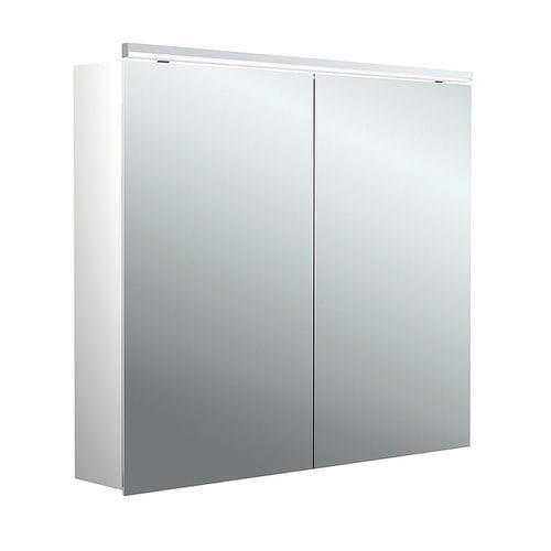 Badezimmerschrank mit Spiegel / mit integrierter Beleuchtung - 9797 055 03 - Emco Bad GmbH & Co. KG - Stil / für Privatgebrauch / Aluminium