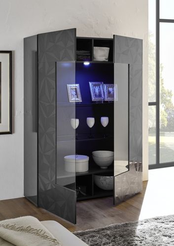 Moderner Geschirrschrank - PRISMA - LC spa - lackiertes Holz