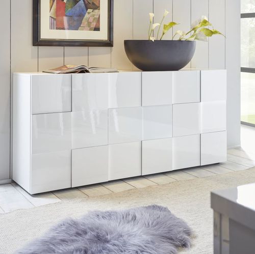 Modernes Sideboard - DAMA - LC spa - Holz / weiß